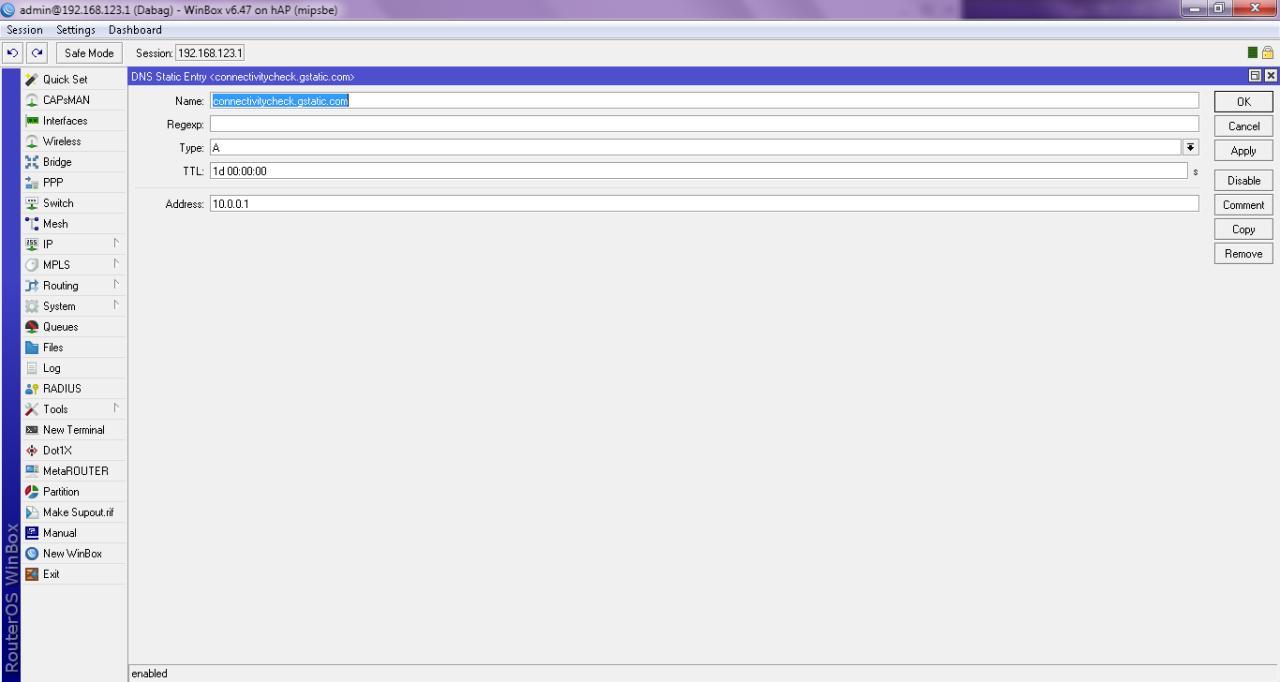 fix hotspot login mikrotik
